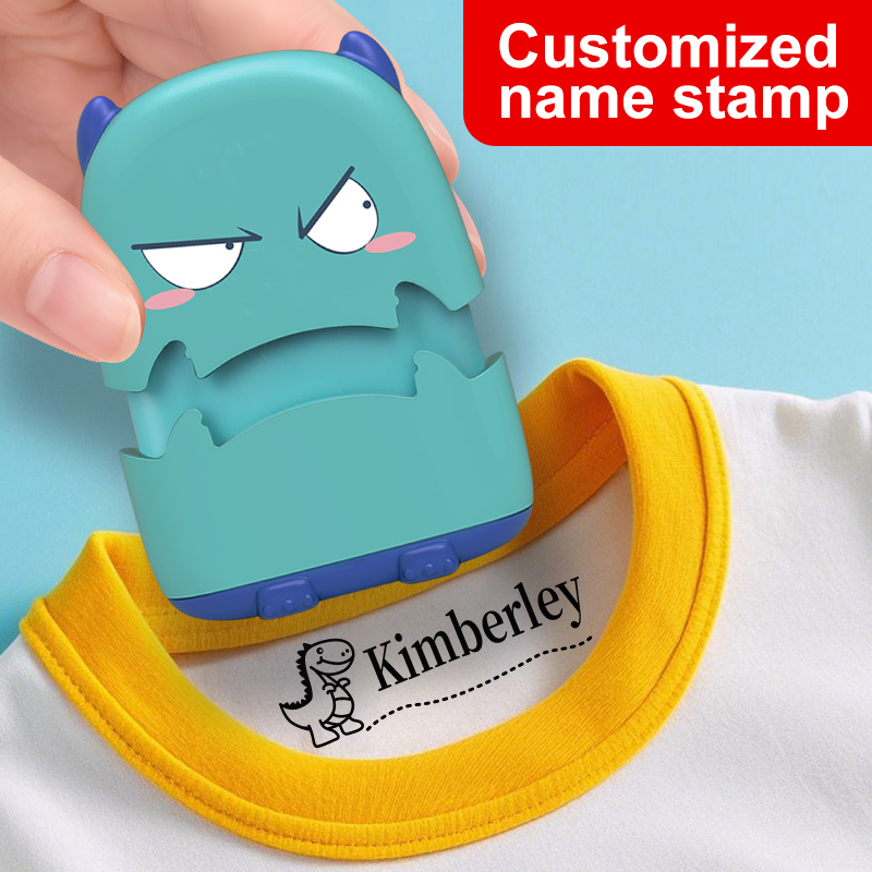 Kids Education School - Carimbo personalizado com nome do estudante,