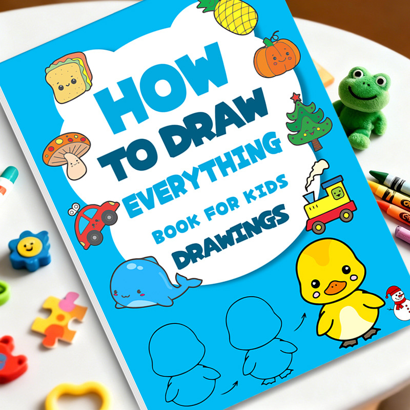 Kids Education Steps - Livro de desenho passo a passo