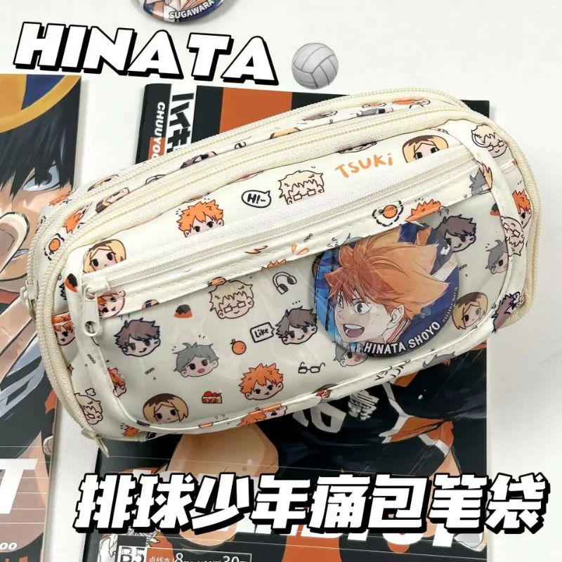 Kids Education School - Anime Haikyuu!! Estojo de Lápis Kawaii