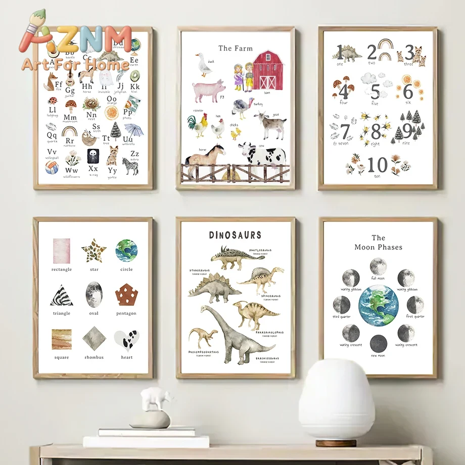 Quadro de parede com tema educ - Kids Education System avaliação e preço