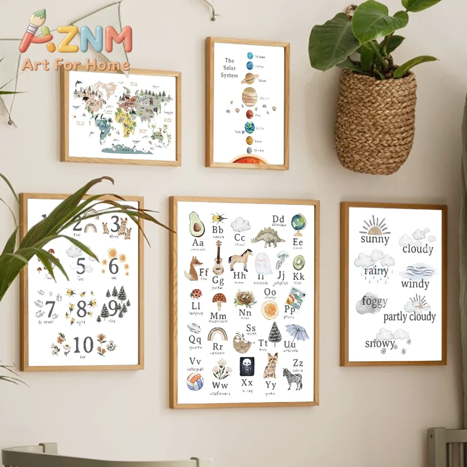 Quadro de parede com tema educ - Kids Education System avaliação e preço