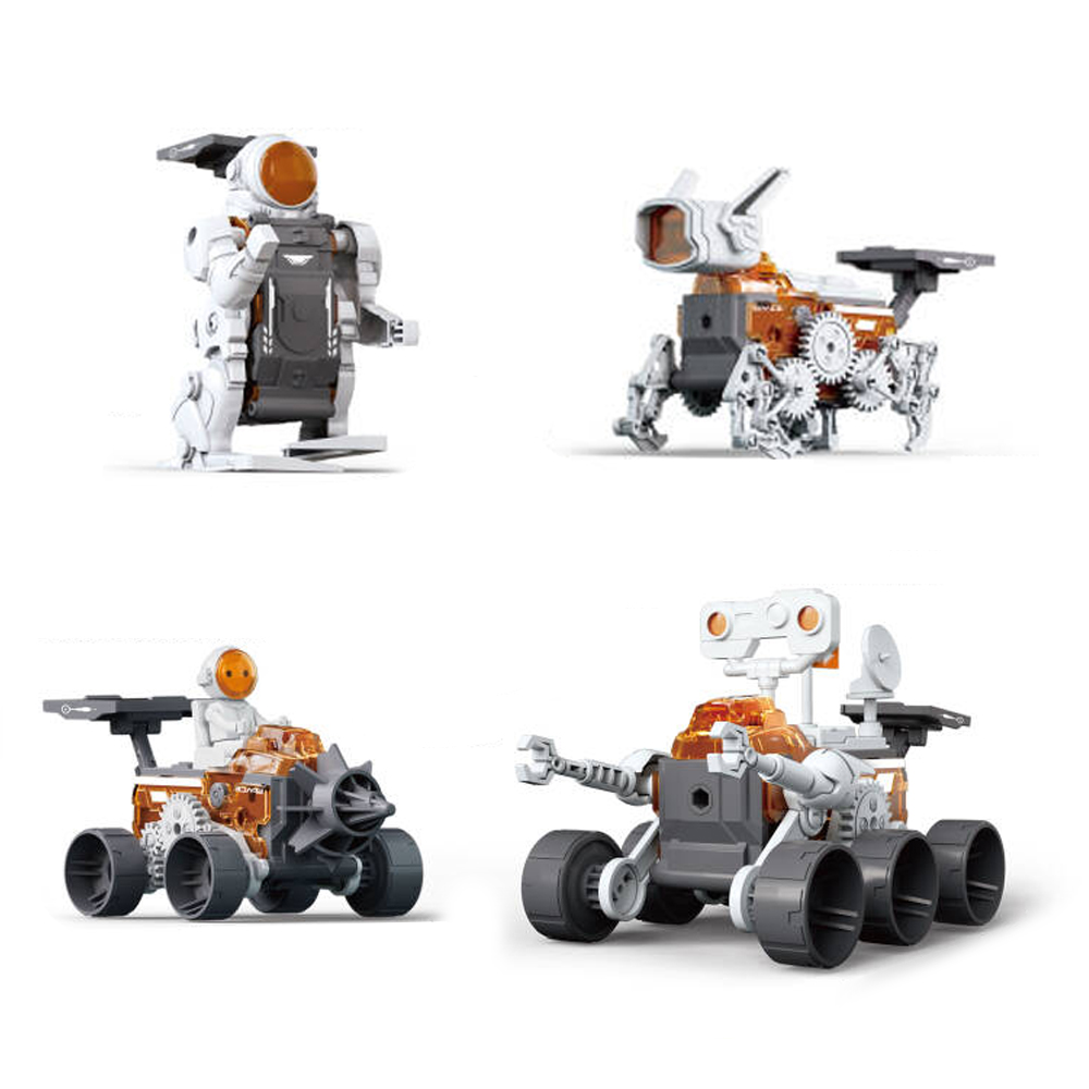 Brinquedos STEM 4 em 1, Robô E - Kids Education Age avaliação e preço