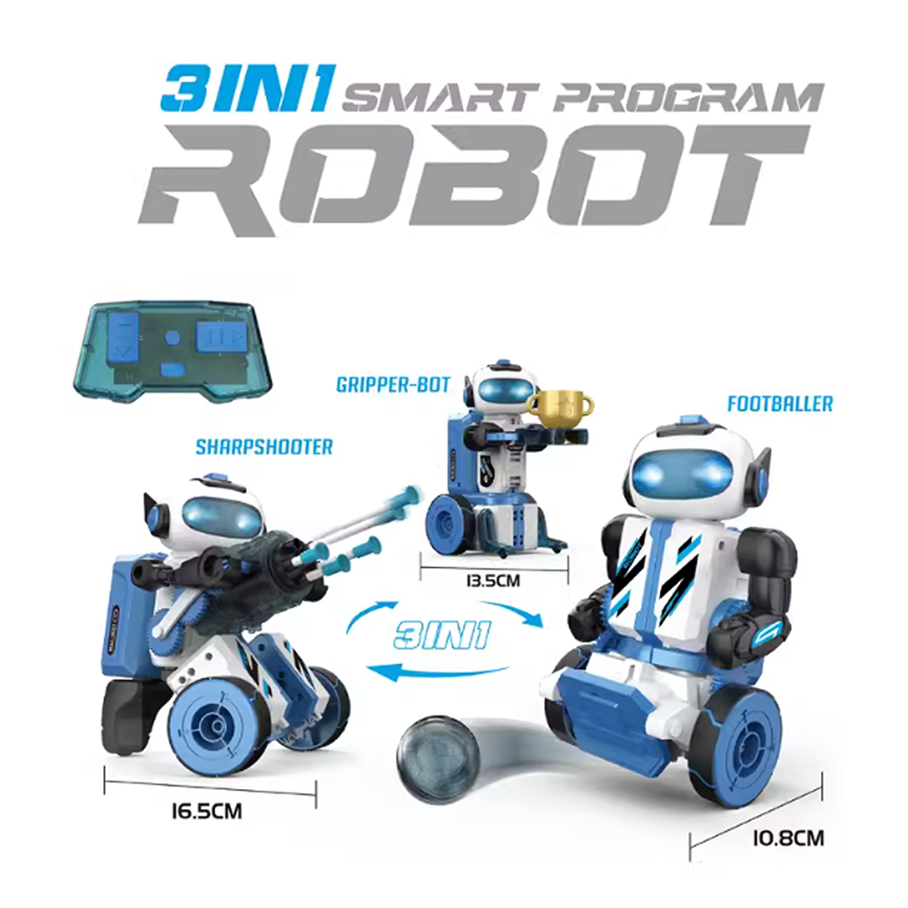 Brinquedos STEM 4 em 1, Robô E - Kids Education Age avaliação e preço